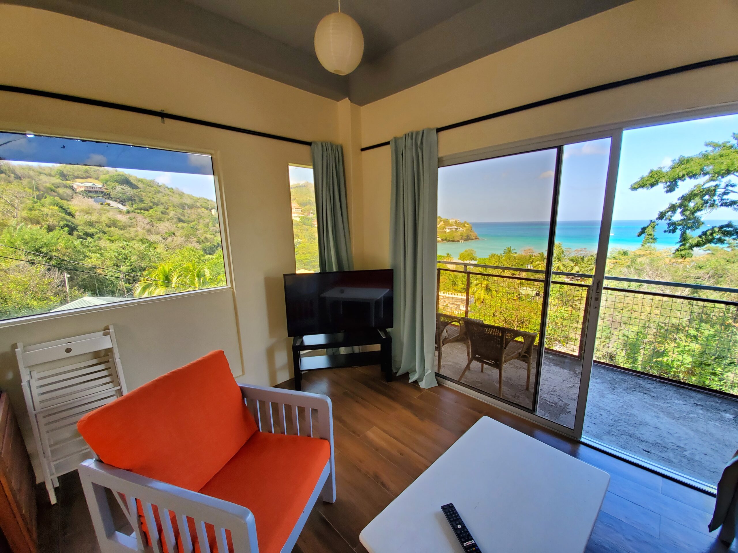 Large, Ocean View, 1 Bedroom Apartment near Morne Rouge ...